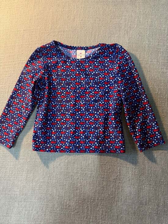 Vineyard Vines for Target Other - Vineyard Vines for Target Toddler Girls Patriotic Star and Whale Print Long Slee